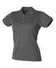 Henbury Women's Coolplus® Polo Shirt - Charcoal Grey