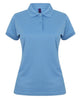 Henbury Women's Coolplus® Polo Shirt - Mid Blue