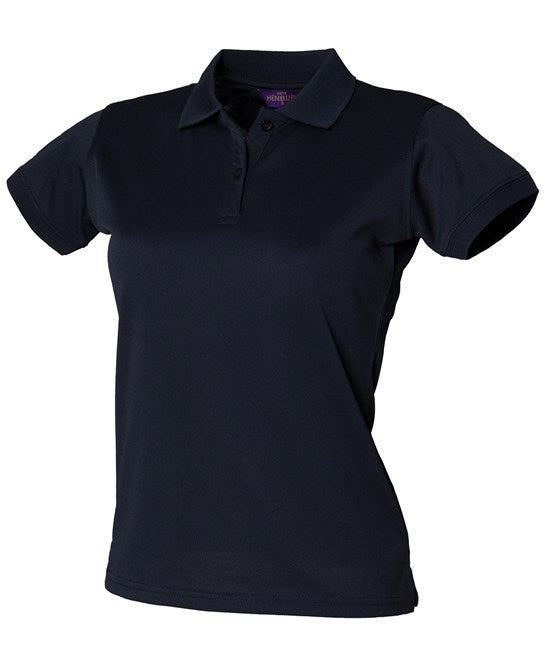 Henbury Women's Coolplus® Polo Shirt - Navy