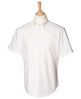 Henbury Short Sleeve Classic Oxford Shirt