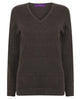 Henbury Women's 12 Gauge V-Neck Jumper