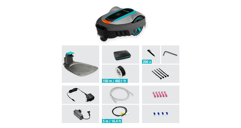 Gardena Robotic mower smart SILENO city 500 w.g.