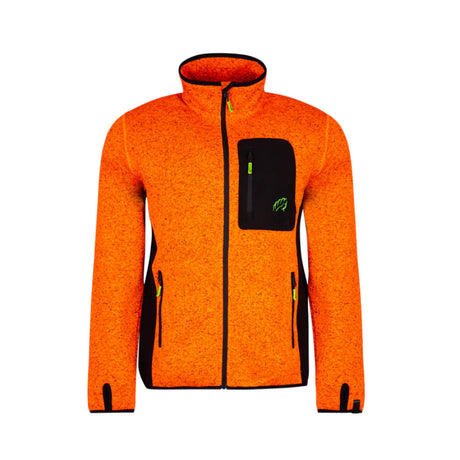 Arbortec Kudu Plus Melange Zip Sweater #colour_orange