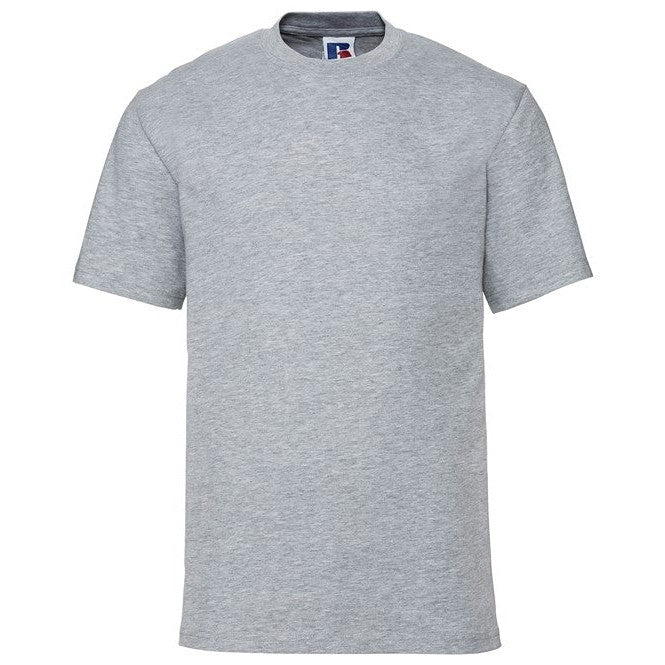 Russell Europe Super Ringspun Classic T-Shirt - Light Oxford