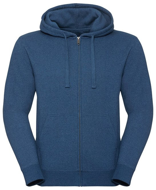 Russell Europe Authentic Melange Zipped Hood Sweatshirt