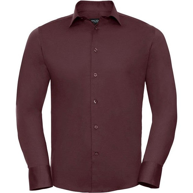 Russell Collection Long Sleeve Easycare Fitted Shirt