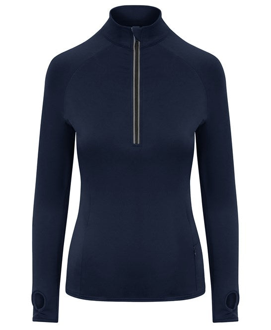 Awdis Just Cool Women's Cool Flex Long Half-Zip Top