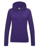 Awdis Just Hoods Women's College Hoodie - Purple