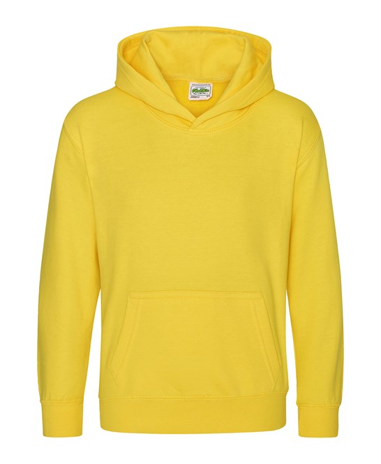 Awdis Just Hoods Kids Hoodie - Sun Yellow