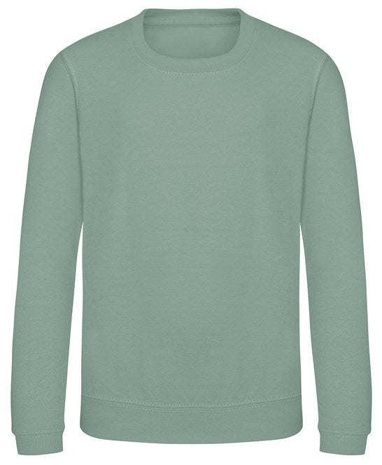 Awdis Just Hoods Kids Awdis Sweatshirt - Dusty Green