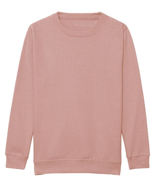 Awdis Just Hoods Kids Awdis Sweatshirt - Dusty Pink