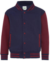 Awdis Just Hoods Kids Varsity Jacket