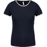 Kariban Ladies Piqué Knit Crew Neck T-Shirt