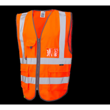 Leo Workwear BARNSTAPLE Leo EcoViz Rail Superior Waistcoat