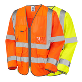 Leo Workwear BURRINGTON Leo EcoViz Mesh Sleeved Superior Waistcoat