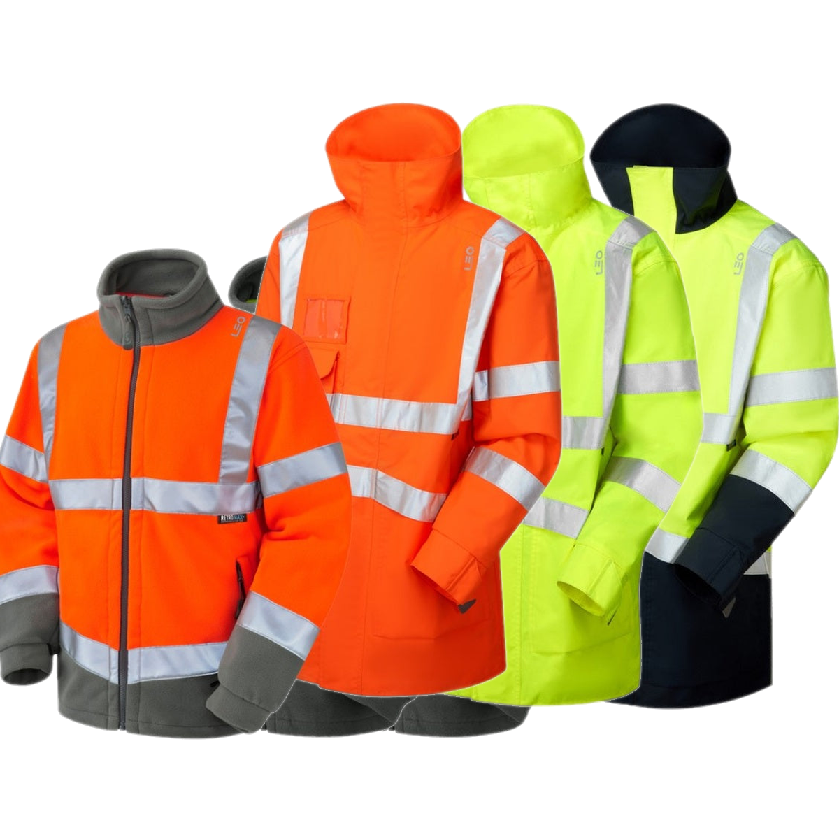 Leo Workwear CLOVELLY + HARTLAND Leo 3-in-1 Anorak + Fleece Jacket