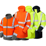 Leo Workwear CLOVELLY + HARTLAND Leo 3-in-1 Anorak + Fleece Jacket
