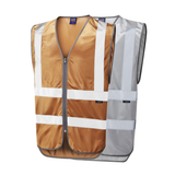 Leo Workwear COMMODORE Leo Zipped Reflective Waistcoat