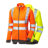 Leo Workwear HOLLICOMBE Leo EcoViz Womens Zipped Sweatshirt