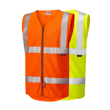 Leo Workwear JACOBSTOWE Leo EcoViz LFS/AS Zip Waistcoat (EN 14116 & EN 11