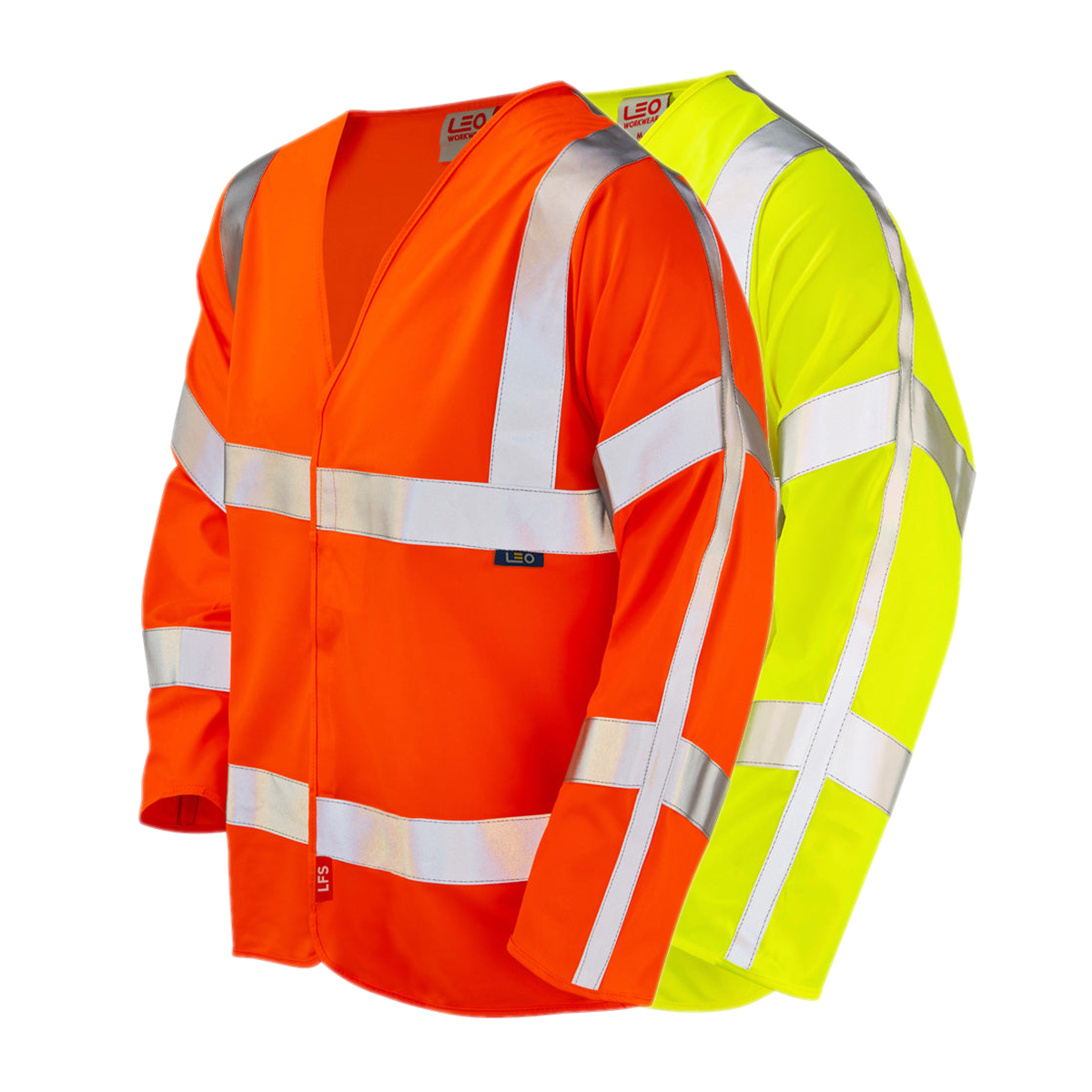 Leo Workwear PARKHAM Leo EcoViz LFS Sleeved Waistcoat (EN 14116)