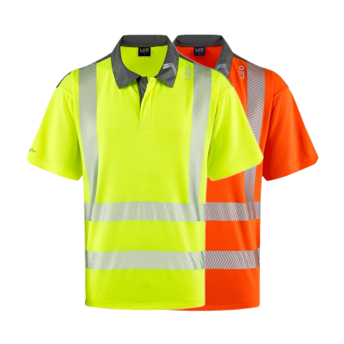 Leo Workwear TRIMSTONE Leo EcoViz COOLMAX High Performance Polo Shirt