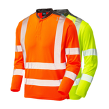 Leo Workwear WATERMOUTH Leo EcoViz COOLMAX High Performance Sleeved T-Shirt