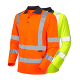Leo Workwear WOOLSERY Leo EcoViz Performance Sleeved Polo Shirt