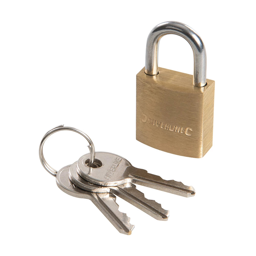 Silverline Brass Padlock