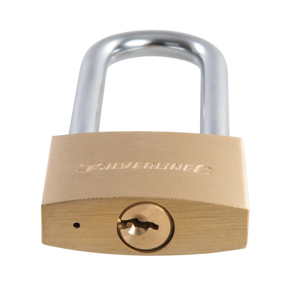 Silverline Brass Padlock