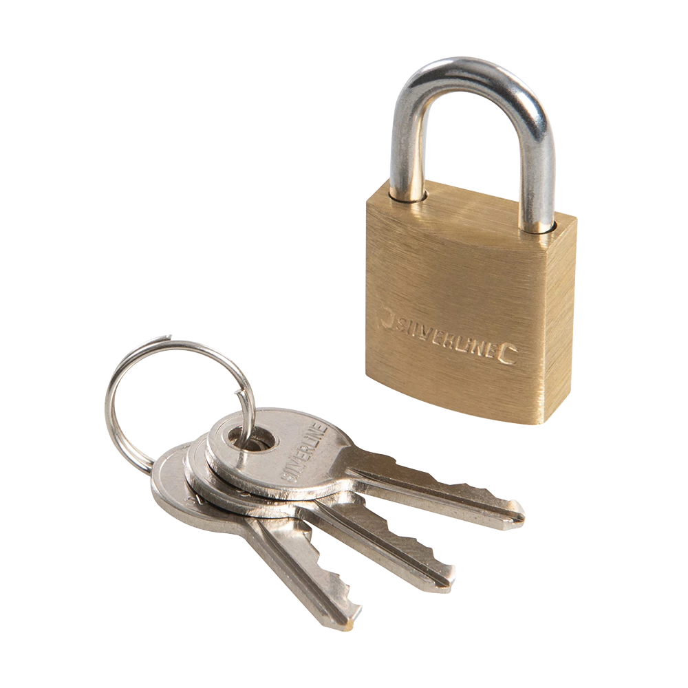 Silverline Brass Padlock