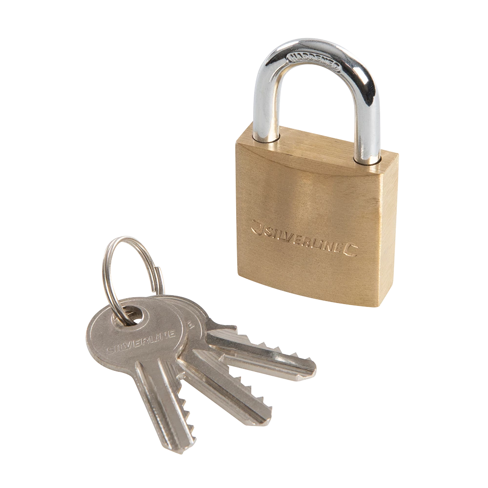 Silverline Brass Padlock