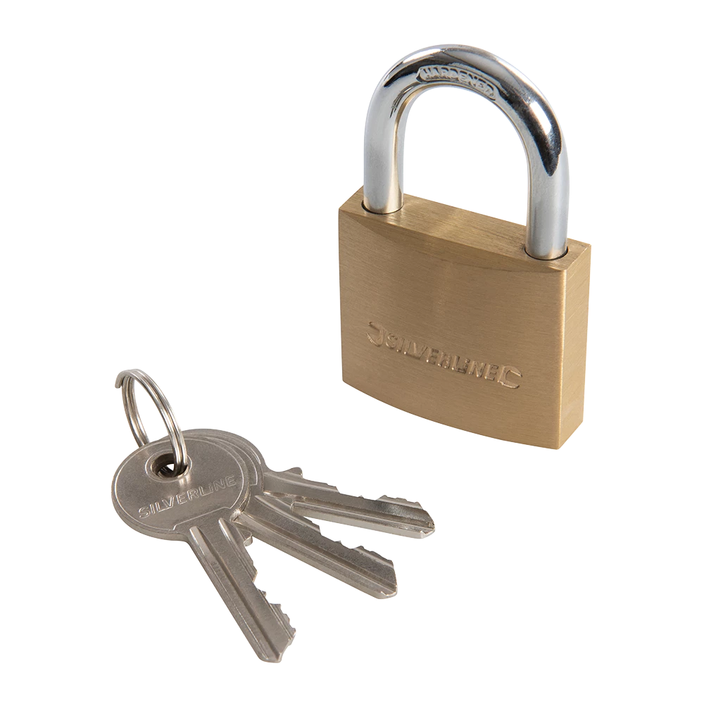 Silverline Brass Padlock