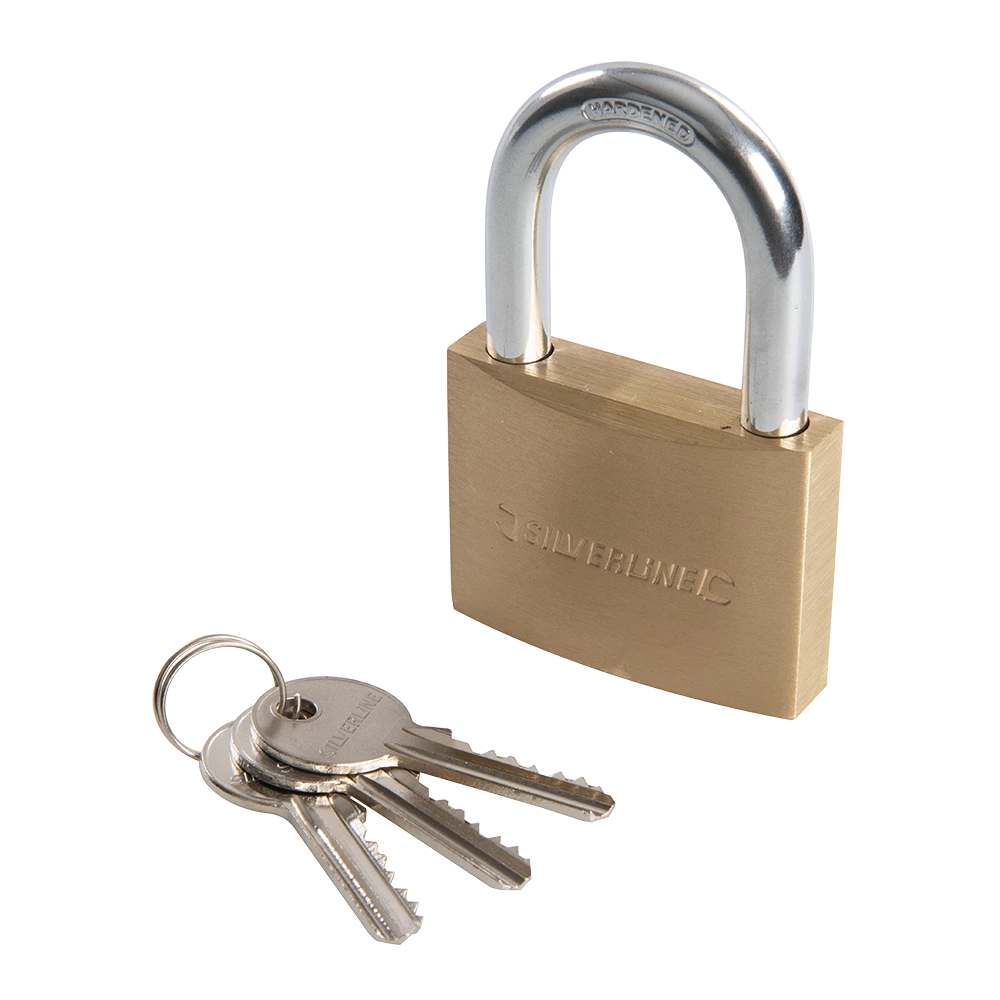 Silverline Brass Padlock