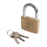 Silverline Brass Padlock