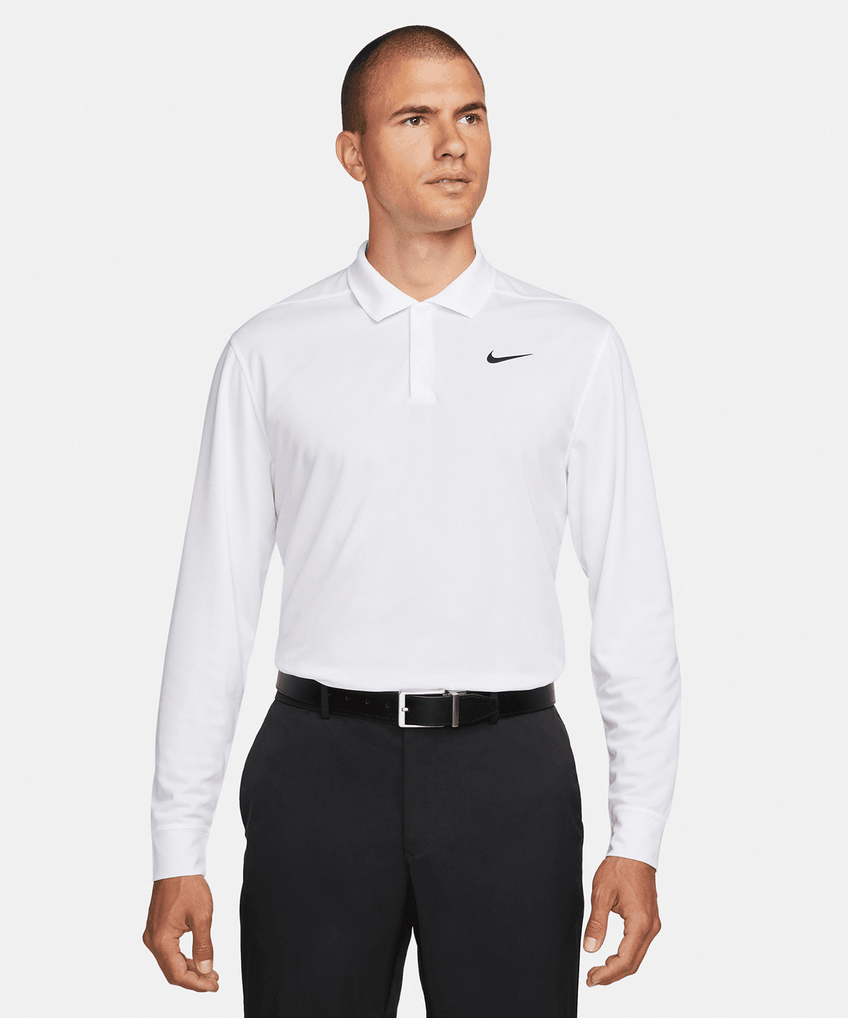 Nike Dri-Fit Victory Solid Long Sleeve Polo