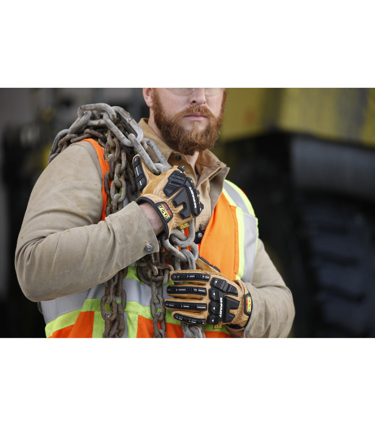 Mechanix Wear Durahide M-Pact Driver F9-360 Leather Impact Resistant Gloves