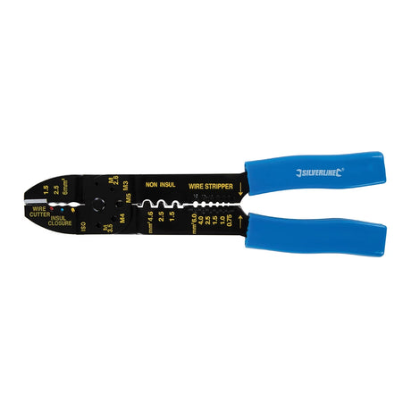 Silverline Crimping & Stripping Pliers