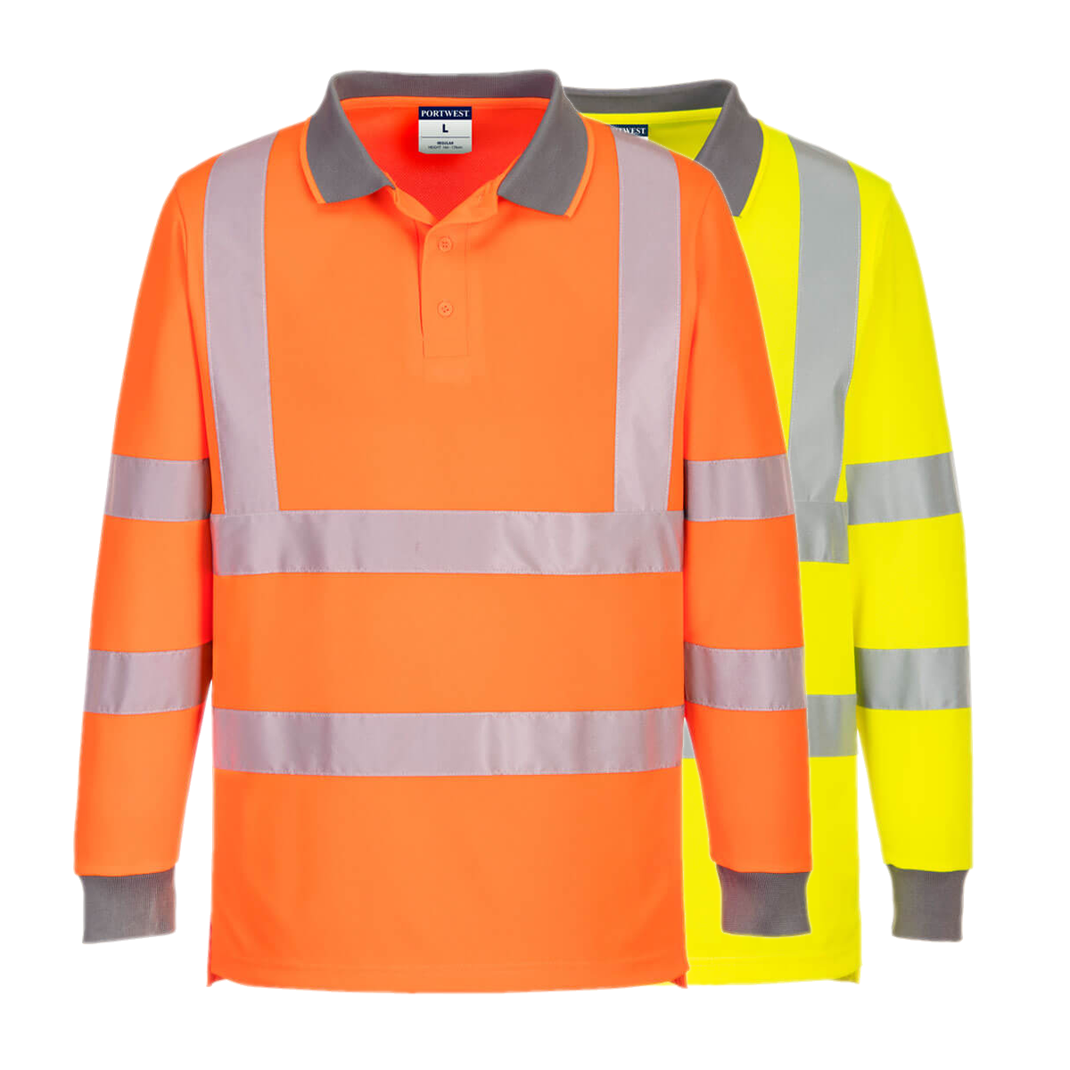 Portwest Eco Hi-Vis Polo Shirt L/S (6 Pack)