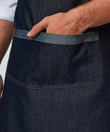 Premier Domain Contrast Denim Bib Apron