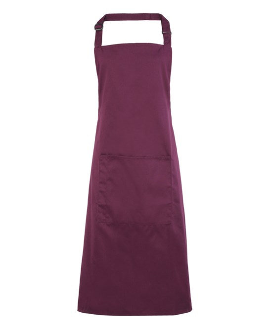 Premier Colours Bib Apron With Pocket