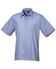 Premier Short Sleeve Poplin Shirt - Mid Blue