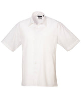 Premier Short Sleeve Poplin Shirt - White