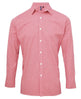 Premier Microcheck (Gingham) Long Sleeve Cotton Shirt