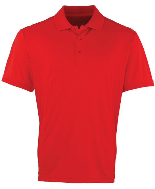 Premier Coolchecker® Piqué Polo - Red