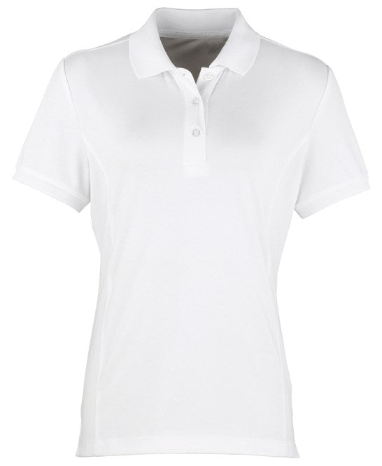 Premier Women's Coolchecker® Piqué Polo - White