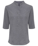 Premier Verbena 'Linen Look' Button-Up Beauty Tunic