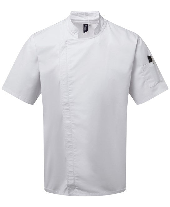 Premier Chef's Zip-Close Short Sleeve Jacket