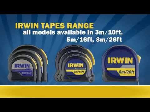 IRWIN® Professional Pocket Tape 8m/26ft (Width 25mm) Carded