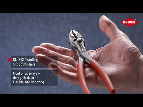 Knipex TwinGrip Slip Joint Pliers PVC Grip 200mm